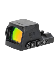 Sig Sauer Electro-Optics SORX1000 Romeo-X Pro Black Anodized 1 x 24 mm 2 MOA Red Dot/32 MOA Circle Multi Reticle