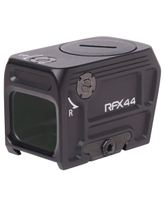 Viridian 9810112 RFX44  Black Anodized 1 x 21 mm x 16.5 mm 5 MOA Green Dot ACRO Footprint/Picatinny Low Mount