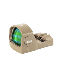 Viridian 9810143 RFX15  Flat Dark Earth 1 x 17 mm x 24 mm 3 MOA Green Dot Shield/Picatinny