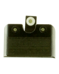 TruGlo TG-231MP2W Tritium Pro Night Sights Square Green with White Outline Front/U-Notch Green Rear with Nitride Fortress Finished Frame for S&W Bodyguard 380