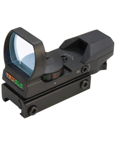 TruGlo TG-8360B Open Dot Sight  Black Anodized 1x 34mm 5 MOA Dual (Red/Green) Illuminated Multi Reticle