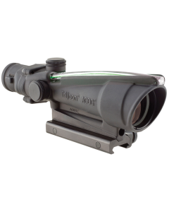 Trijicon 100144 ACOG  Black Hardcoat Anodized 3.5x35mm Illuminated Green Chevron .308/7.62 BDC Reticle