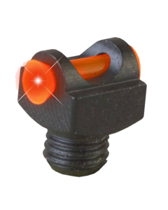 TruGlo TG-954DR StarBrite Deluxe  Red Fiber Optic Front with 2.6mm Thread & Black Steel Frame for Shotguns