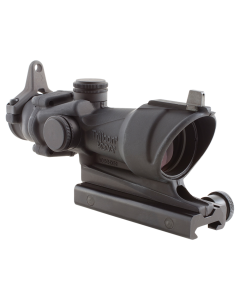 Trijicon 100092 ACOG  Black Hardcoat Anodized 4x32mm Illuminated Amber Crosshair .308/7.62 BDC Reticle