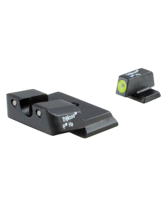 Trijicon 600721 HD Night Sight Set 3-Dot Tritium Green with Yellow Outline Front, Green with Black Outline Rear Black Frame for S&W M&P Shield, M&P Shield M2.0 (Except M&P Shield EZ 380)