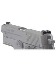 Sig Sauer Electro-Optics SOX10001 X-Ray3  3-Dot Square Tritium Green with Green Outline Front, Green with Black Outline Rear Black Frame for Sig P225,226,227,220,229,238,320,938 with #6 Front, #8 Rear
