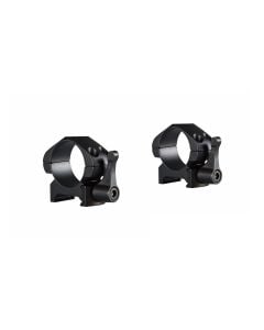 Hawke Precision Steel Ring 1" 2 Piece Weaver Low Lever Mounts