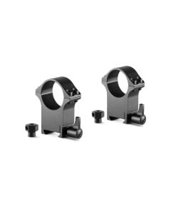 Hawke Professional Steel Ring 30mm 2 Piece Weaver Extra High Mounts