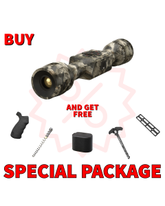 ATN ThOR LT 320, 3-6x Thermal Rifle Scope - Mossy Oak Elemants Terra Camo Package