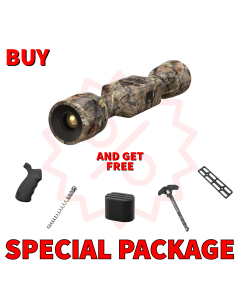 ATN ThOR LT 320, 3-6x Thermal Rifle Scope - Mossy Oak Break-Up Country Camo Package