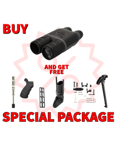 ATN BinoX 4T 640 1-10x Thermal Binocular with Laser Rangefinder Package