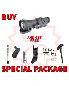 AGM Comanche-40ER 3APW Extended Range Night Vision Clip-On System with Elbit or L3 FOM 2000+ Gen 3 Auto-Gated, P45-White Phosphor IIT. Made in USA Package