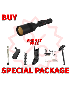 ATN Thor 5 XD 4-40x, 1280x1024 12 micron, Smart HD Thermal Rifle Scope w/ Xtreme Definition 1.3 Megapixel Sensor, Video Rec, Ballistic Calculator, RAV Package