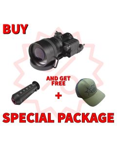 AGM Comanche-22 NW1 Medium Range Night Vision Clip-On System with Gen 2+ "Level 1", P45-White Phosphor IIT Package
