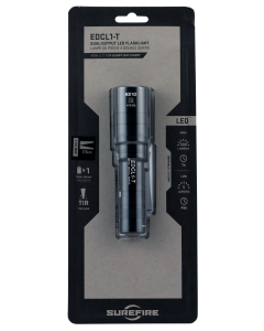 SureFire EDCL1T Everyday Carry 1  Black Anodized Aluminum White LED 5/500 Lumens 175 Meters Range