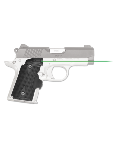 Crimson Trace LG409G Lasergrips  5mW Green Laser with 532nM Wavelength & Black Finish for 9mm Luger Kimber Micro