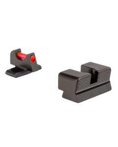 Trijicon 601050 Fiber Sight Set  Interchangeable Fiber Optic Green & Red Front, Black Rear Black Frame for Sig 9mm/357 Sig P225,226,228,239,320 with #8 Front & Rear (Except P938,365)