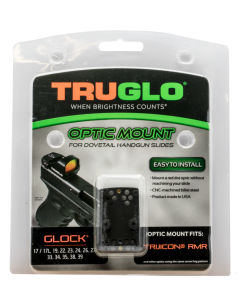 TruGlo TG-8950G2 Adapter Mount  For Handgun Fits Glock MOS 17/19/22-24/26/27/33-35/38/39 Adapter Mount Black Black Fortress