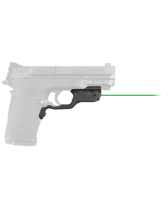 Crimson Trace LG459G Laserguard  5mW Green Laser with 532nM Wavelength & Black Finish for 22 S&W M&P Compact, 380/9 M&P Shield EZ