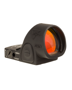 Trijicon 2500001 SRO  Matte Black 1x 1 MOA Illuminated Red LED Dot Reticle