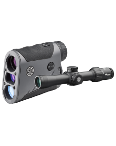 Sig Sauer Electro-Optics SOK16BDX01 BDX 2 Combo Kit Range Finder/Rifle Scope Graphite/Black 6x22/2.5-8x 32mm 2000 yds Max Distance OLED Display