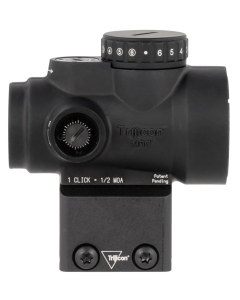 Trijicon 2200053 MRO HD Black Hardcoat Anodized 1x 25mm 2 MOA Illuminated Adjustable LED 68 MOA w/Red Dot Reticle Features Lower 1/3 Co-Witness