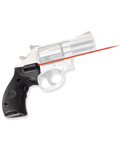 Crimson Trace LG306 Lasergrips  5mW Red Laser with 633nM Wavelength & Black Finish for Round Butt S&W K&L Frame