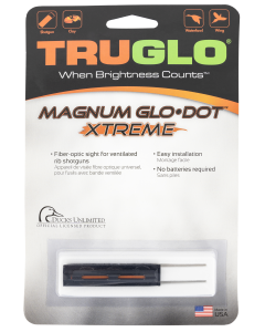 Truglo TG912XA Glo-Dot Xtreme Shotgun w/Vent Rib Orange Fiber Optic Black