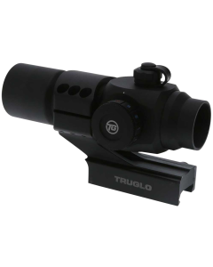 TruGlo TG-TG8230RB Triton  Black Anodized 1x 30mm 3 MOA Illuminated Tri-Color Center Dot Reticle