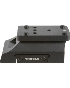 TruGlo TG-TG8977B Riser Mount  Black Anodized Universal Aluminum AR Platform