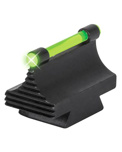 TruGlo TG-TG95343RG 3/8" Dovetail Front Sight .343" Green Ramp Black for Rifle