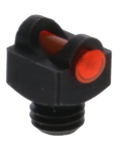 TruGlo TG-TG954AR StarBrite Deluxe  Red Fiber Optic Front Sight with 6-48 Threads Black for Shotgun