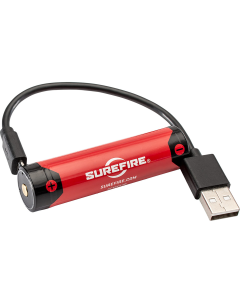 SureFire SF18650B SF18650B Micro USB Lithium Battery 3.6 Volt Lithium 3.5 mAh 3,500 mAh
