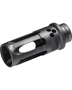 SureFire SFCT5561228 Closed-Tine Flash Hider Black DLC Stainless Steel with 1/2"-28 tpi Threads & 2.30" OAL for 5.56x45mm NATO AR-15