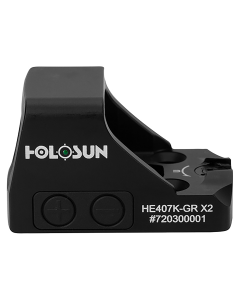 Holosun HE407K-GR-X2 HE407K X2 Black Anodized 1x 6 MOA Green Dot Reticle