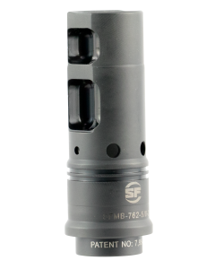 SureFire SFMB7625824 SOCOM Muzzle Brake Black DLC Stainless Steel with 5/8"-24 tpi Threads for 7.62mm AR-10