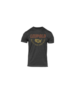 Leupold Made Here T-Shirt Charcoal Heather Large Short Sleeve