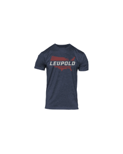 Leupold American Original T-Shirt Navy Heather Medium Short Sleeve