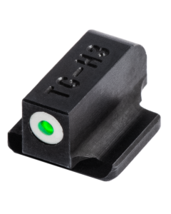 TruGlo TG-231R2W Tritium Pro Night Sights Square Green with White Outline Front/U-Notch Green Rear with Nitride Fortress Finished Frame for Ruger LC, LC9s, LC380