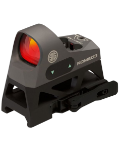Sig Sauer Electro-Optics SOR31002 Romeo3  Graphite 1x25mm 3 MOA Red Dot Reticle
