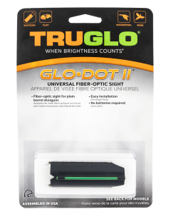 Truglo TG93A Glo-Dot II 12-20 Gauge Green Fiber Optic Black
