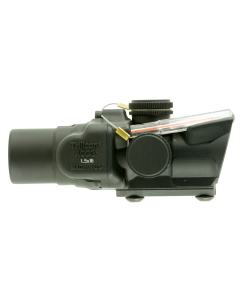 Trijicon 400241 ACOG  Matte Black 1.5x 16mm Illuminated Red Circle w/2 MOA Center Dot Reticle