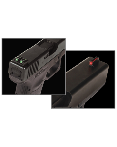 TruGlo TG-131MP Fiber-Optic  3-Dot Set Red Front, Green Rear with Nitride Fortress Finished Frame for S&W M&P, M&P Shield Including 22, 9/40 SD (Except 22 Compact, CORE, SD VE)