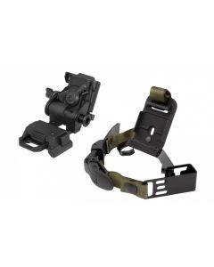 AGM Dovetail Helmet Mount for MICH and PASGT Helmets (compatible with NVG40/50 and StingIR)