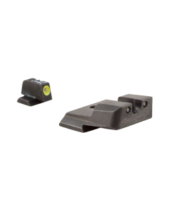 Trijicon 600558 HD Night Sight Set 3-Dot Tritium Green with Yellow Outline Front, Green with Black Outline Rear Black Frame for S&W M&P, M&P M2.0, 9/40 SD VE (Except M&P Shield, CORE)