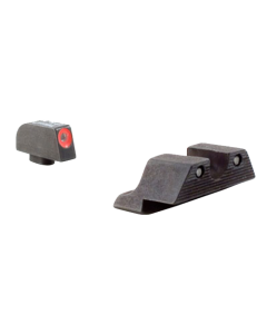 Trijicon 600538 HD Night Sight Set 3-Dot Tritium Green with Orange Outline Front, Green with Black Outline Rear Black Frame for Most Glock (Except MOS Variants)