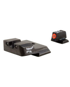 Trijicon 600556 HD Night Sight Set 3-Dot Tritium Green with Orange Outline Front, Green with Black Outline Rear Black Frame for S&W M&P, M&P M2.0, 9/40 SD VE (Except M&P Shield, CORE)