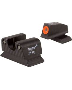 Trijicon 600624 HD Night Sight Set 3-Dot Tritium Green with Orange Outline Front, Green with Black Outline Rear Black Frame for Beretta Px4 Storm (Except Compact)