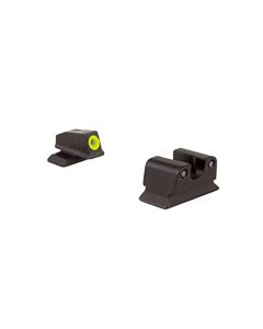 Trijicon 600625 HD Night Sight Set 3-Dot Tritium Green with Yellow Outline Front, Green with Black Outline Rear Black Frame for Beretta Px4 Storm (Except Compact)