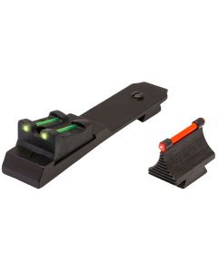 TruGlo TG-109 Lever Action Rifle Set Adjustable Red Front, Green Rear with Black Metal Frame for Marlin 336